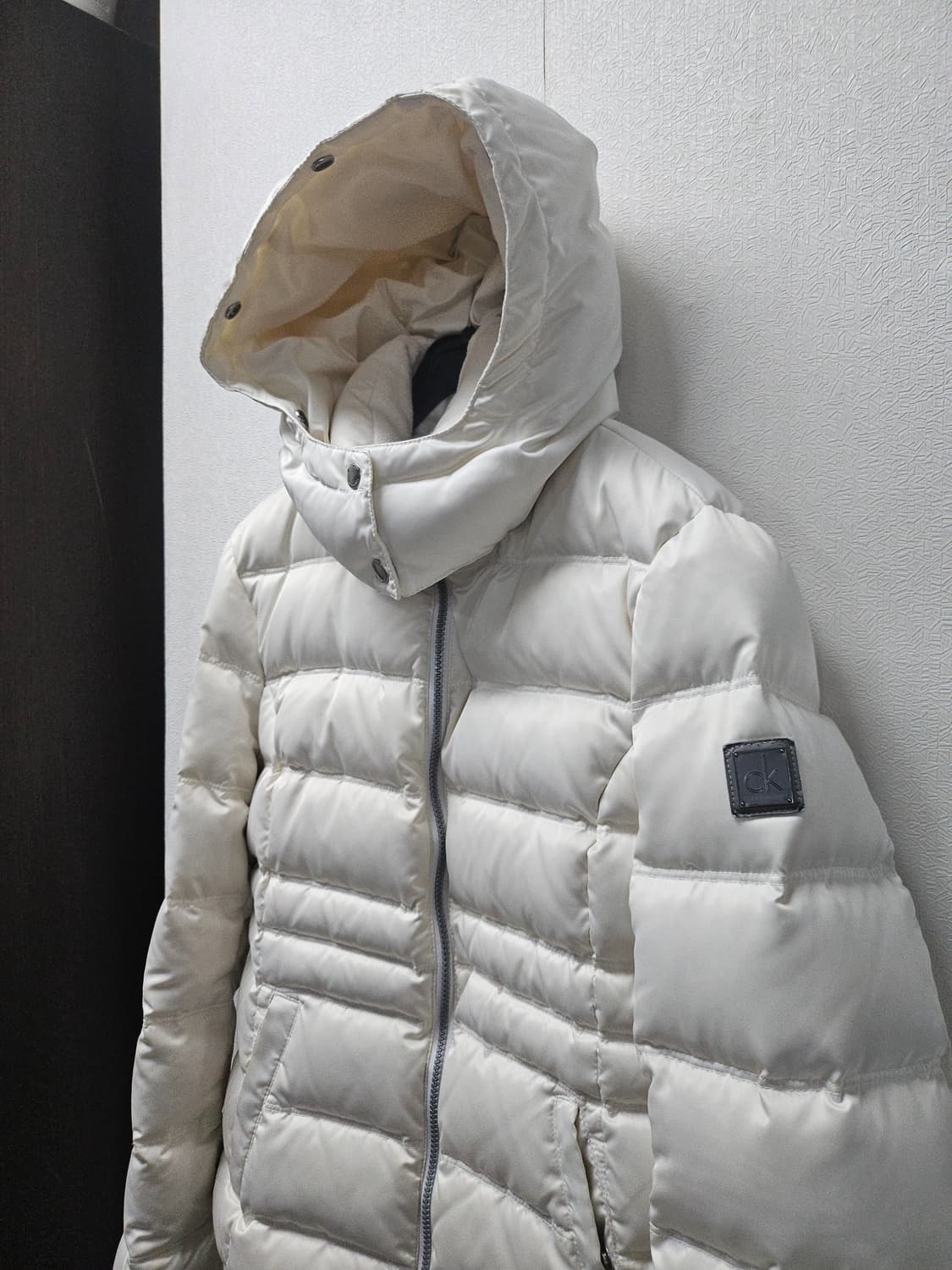 캘빈클라인 패딩 점퍼 후드 M 상품이미지2