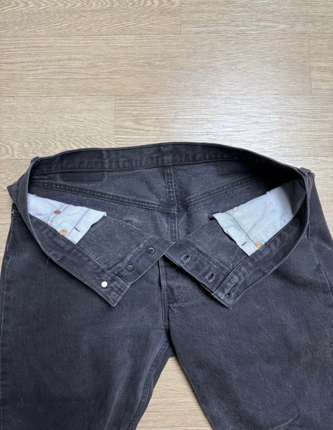 90s 미제 리바이스 501 흑청 상품이미지2