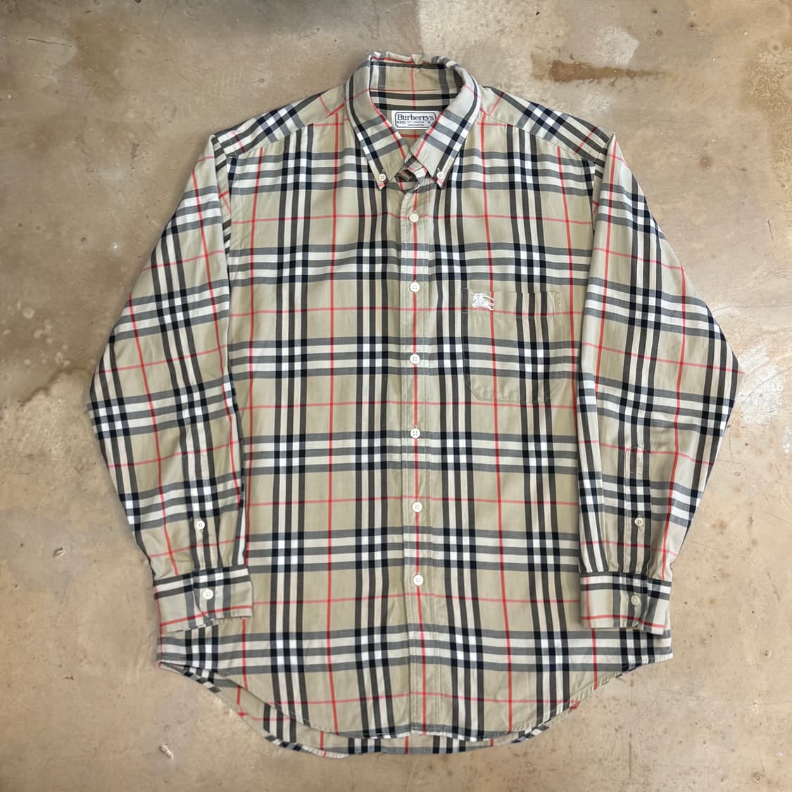 43(XL) 버버리 노바체크 정면포켓 셔츠 상품이미지2