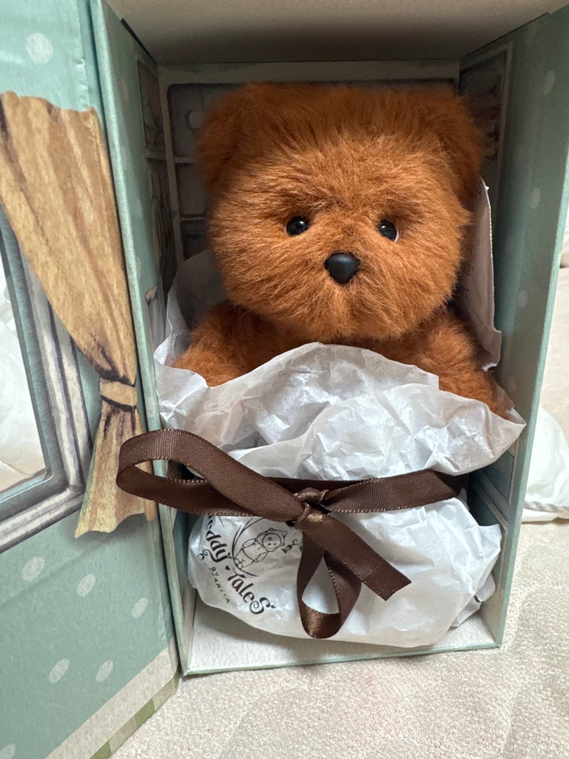 테디테일즈 포켓플라워 우드브라운 베어 팝니다 상품이미지5