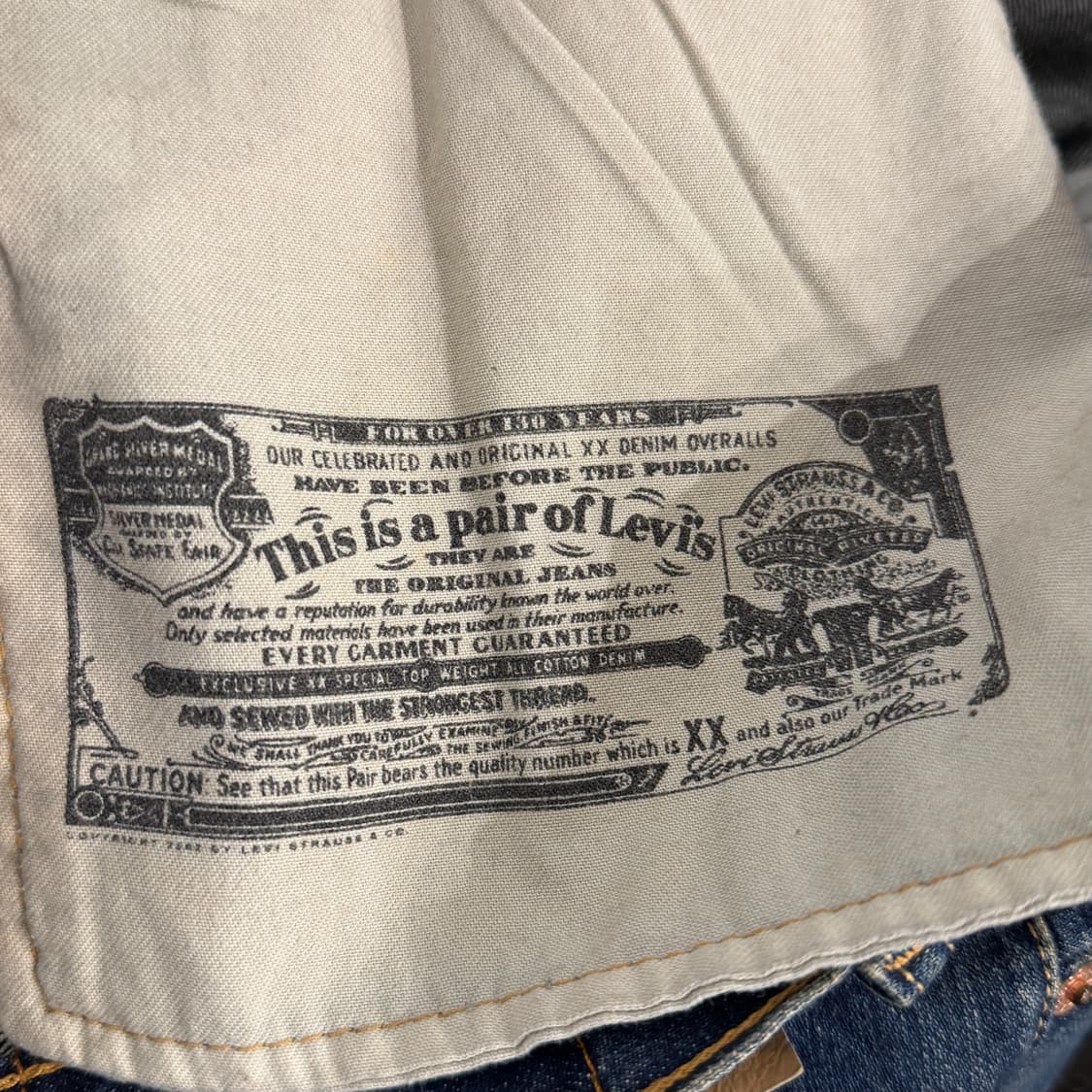 [34] 리바이스 501 데님 청바지 상품이미지6