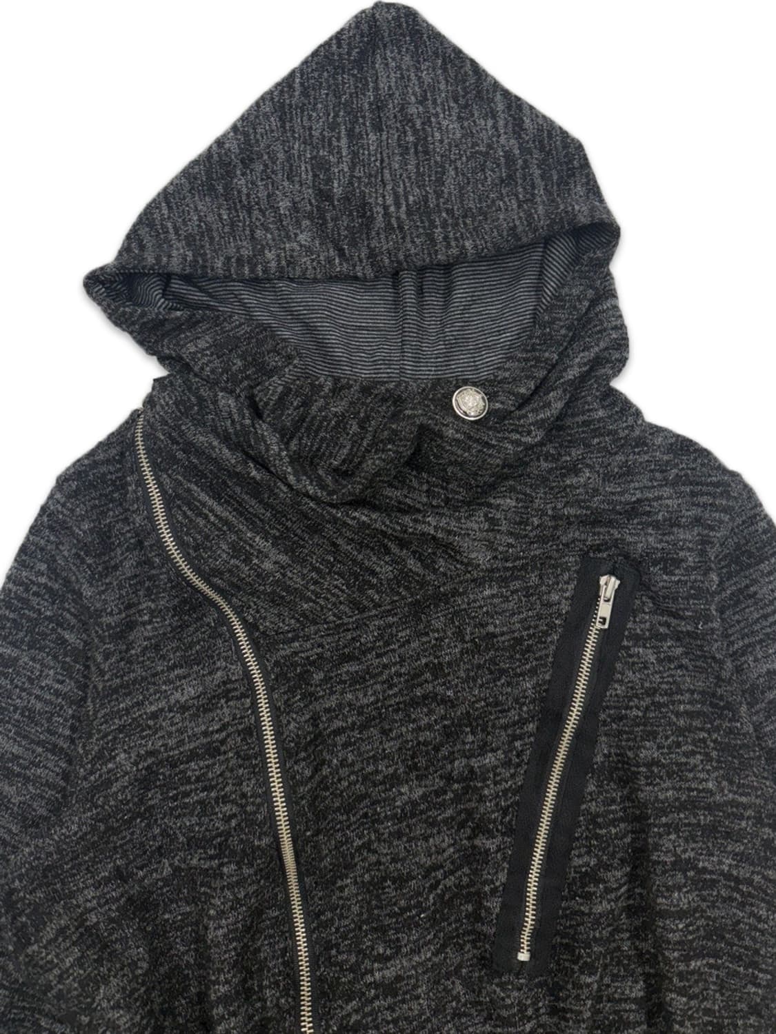 빈티지 ALGONQUINS 지퍼 라인 포인트 펑크 후드집업 상품이미지4