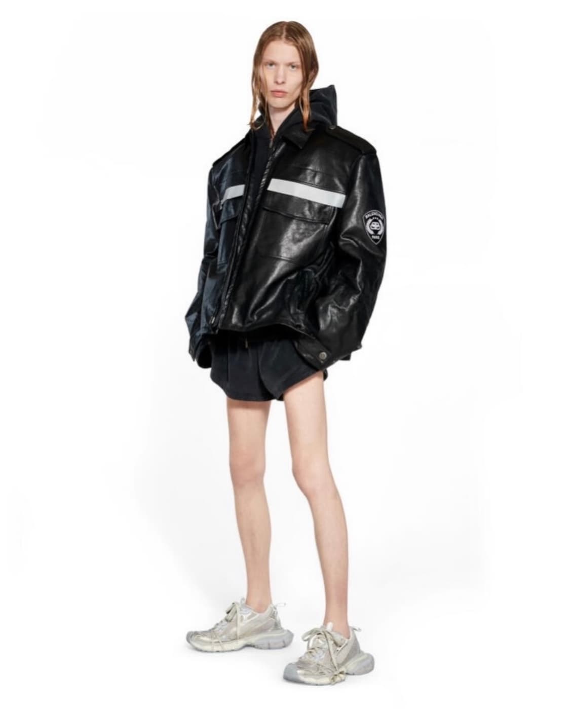 [2]발렌시아가 유니폼 레더 자켓 상품이미지1