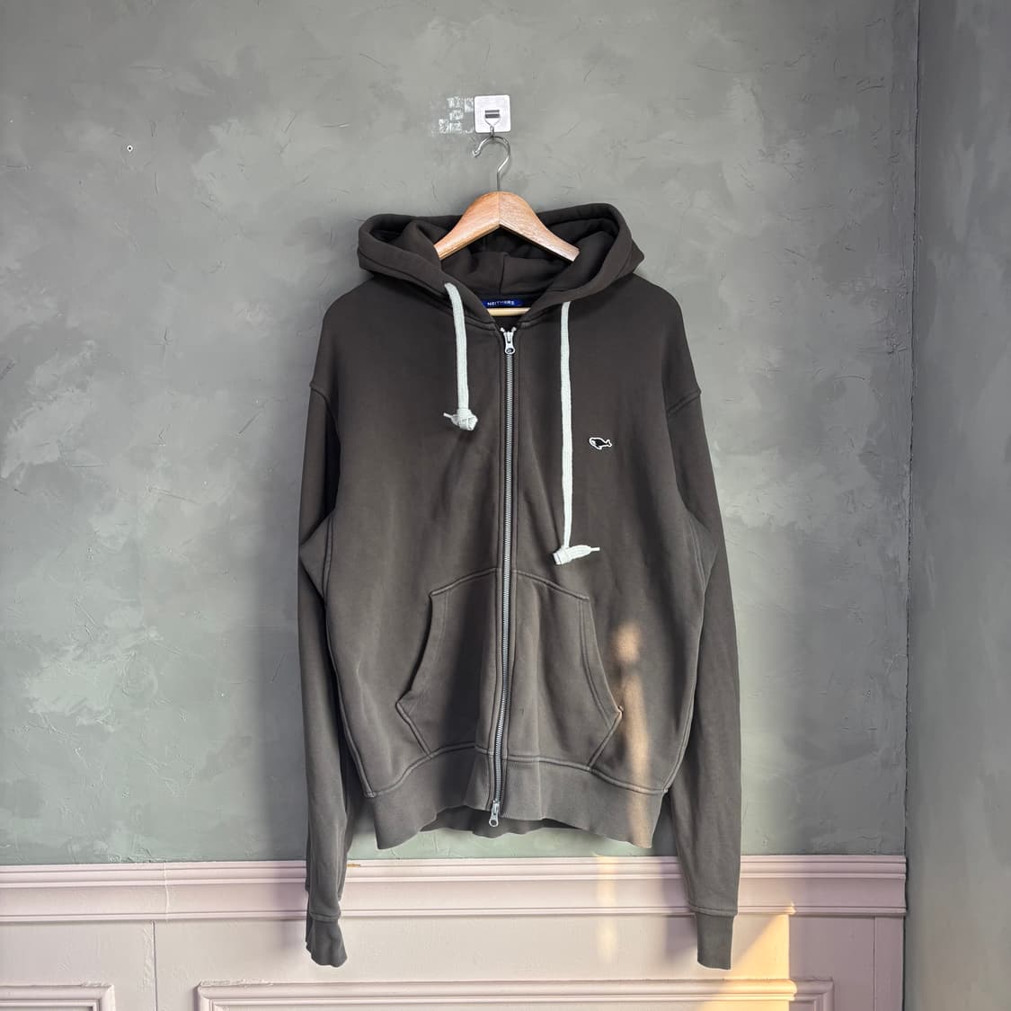 네이더스 후드집업 차콜 브라운 상품이미지1