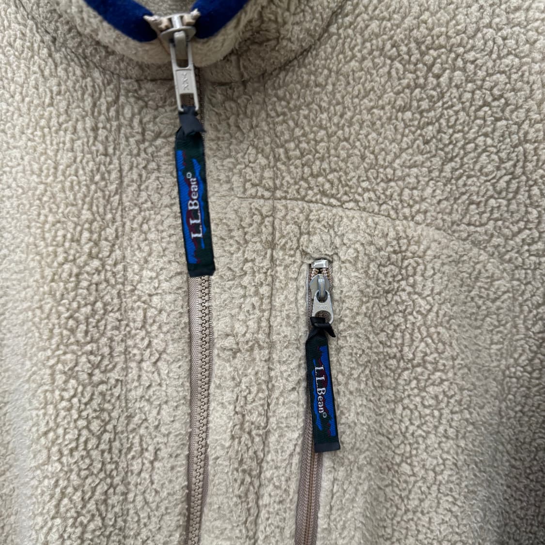 90s LL빈 딥파일 후리스자켓 XL사이즈 상품이미지3