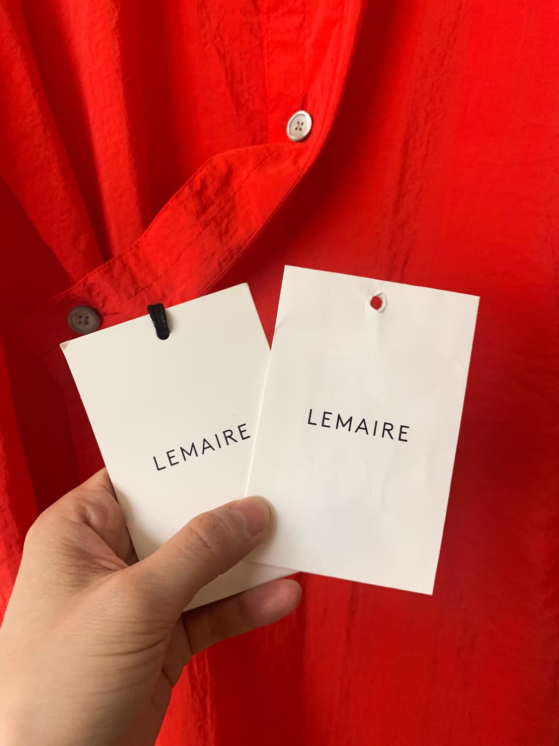 [FR36] 르메르 LEMAIRE 트위스티드 셔츠 드레스 상품이미지7