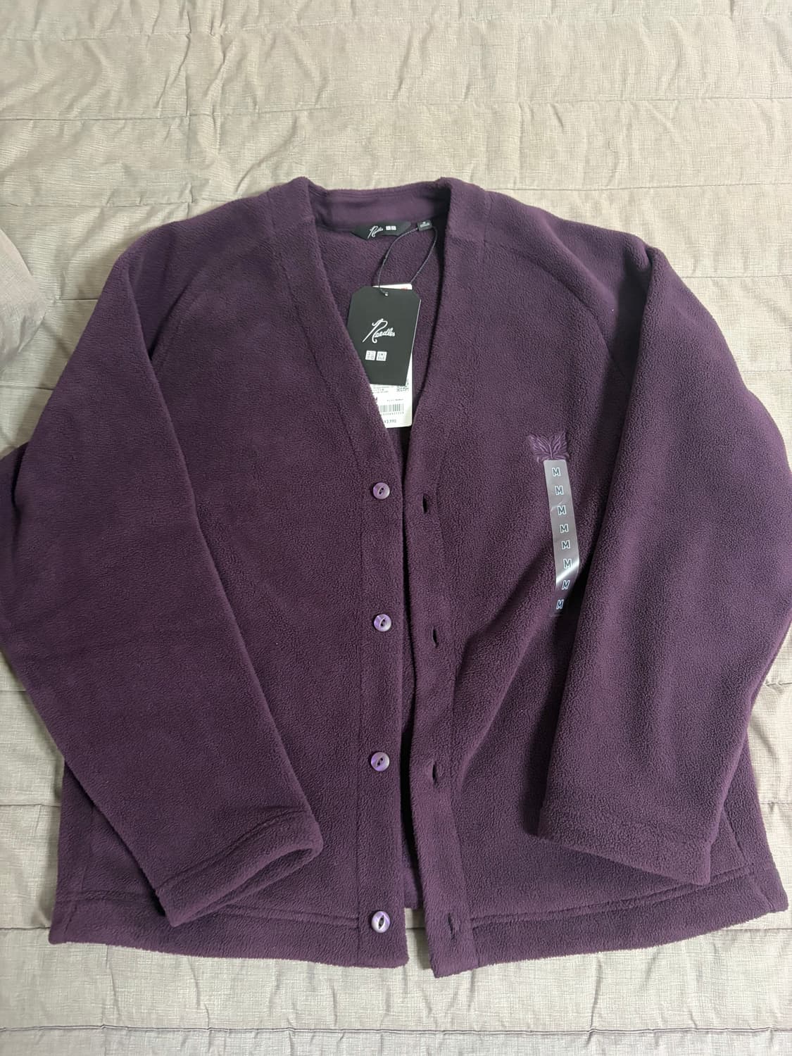 유니클로 니들스 가디건 퍼플 상품이미지2