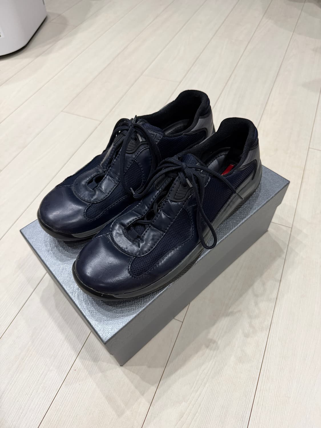 [UK9] 90‘s 빈티지 프라다 아메리카컵 네이비 상품이미지1