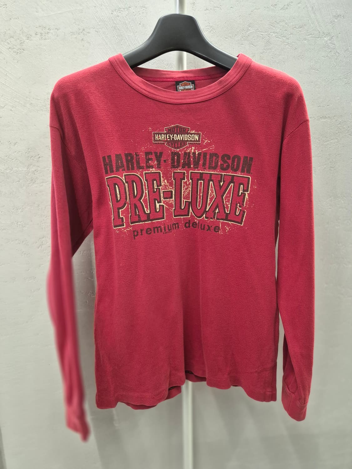 할리데이비슨 프레럭스 긴팔 티셔츠 레드 상품이미지2