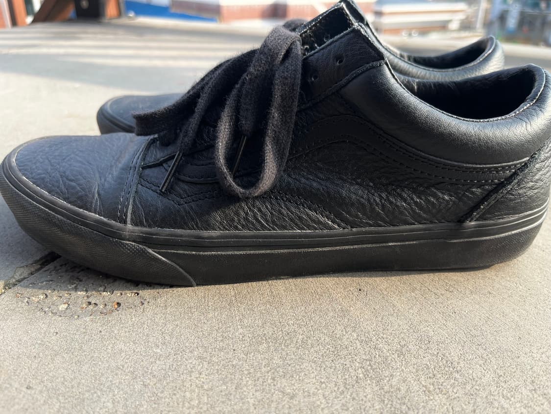 반스 올드스쿨 레더 블랙 280 상품이미지6