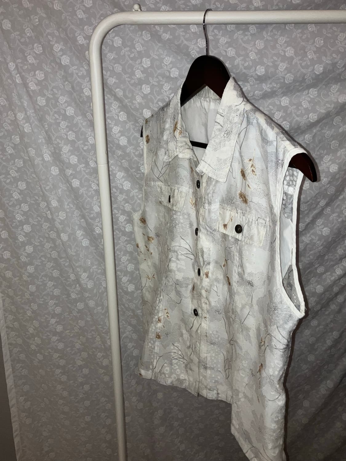 💌 Japanese oriental sleeveless blouse. 상품이미지1