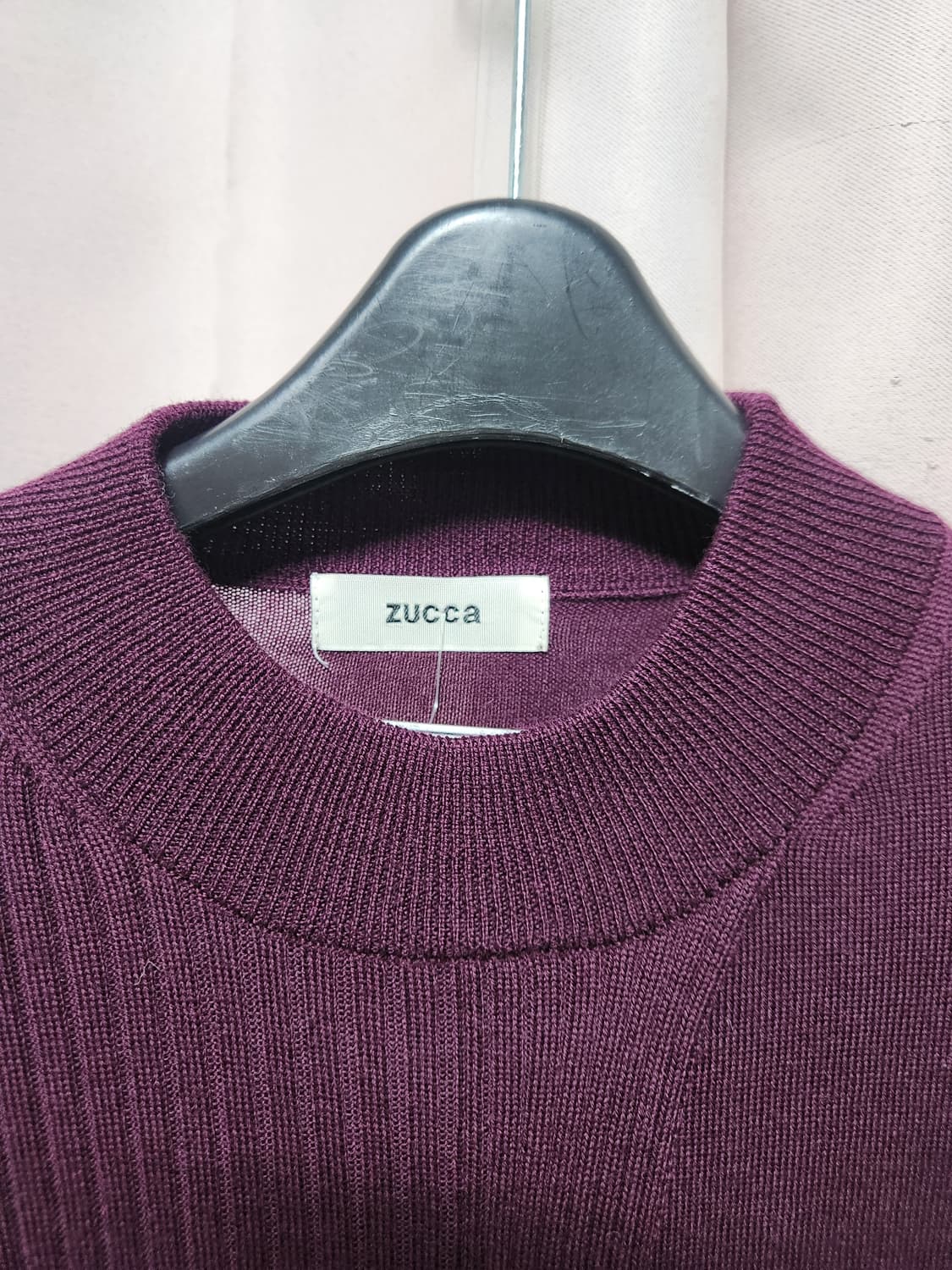 zucca 골지 니트 롱 원피스 퍼플 상품이미지6