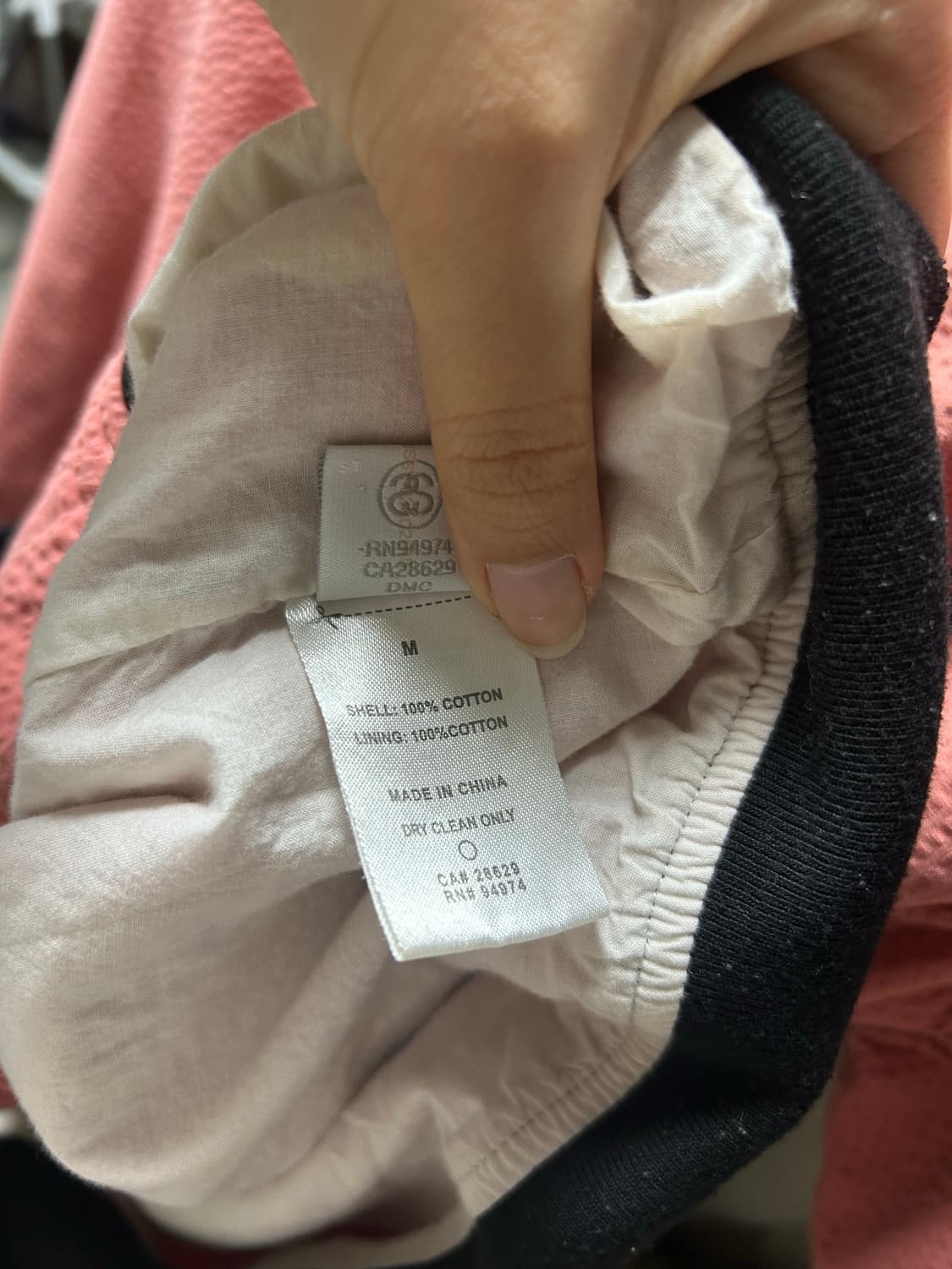 스투시 16ss 시어서커 봄버 자켓 M 상품이미지3