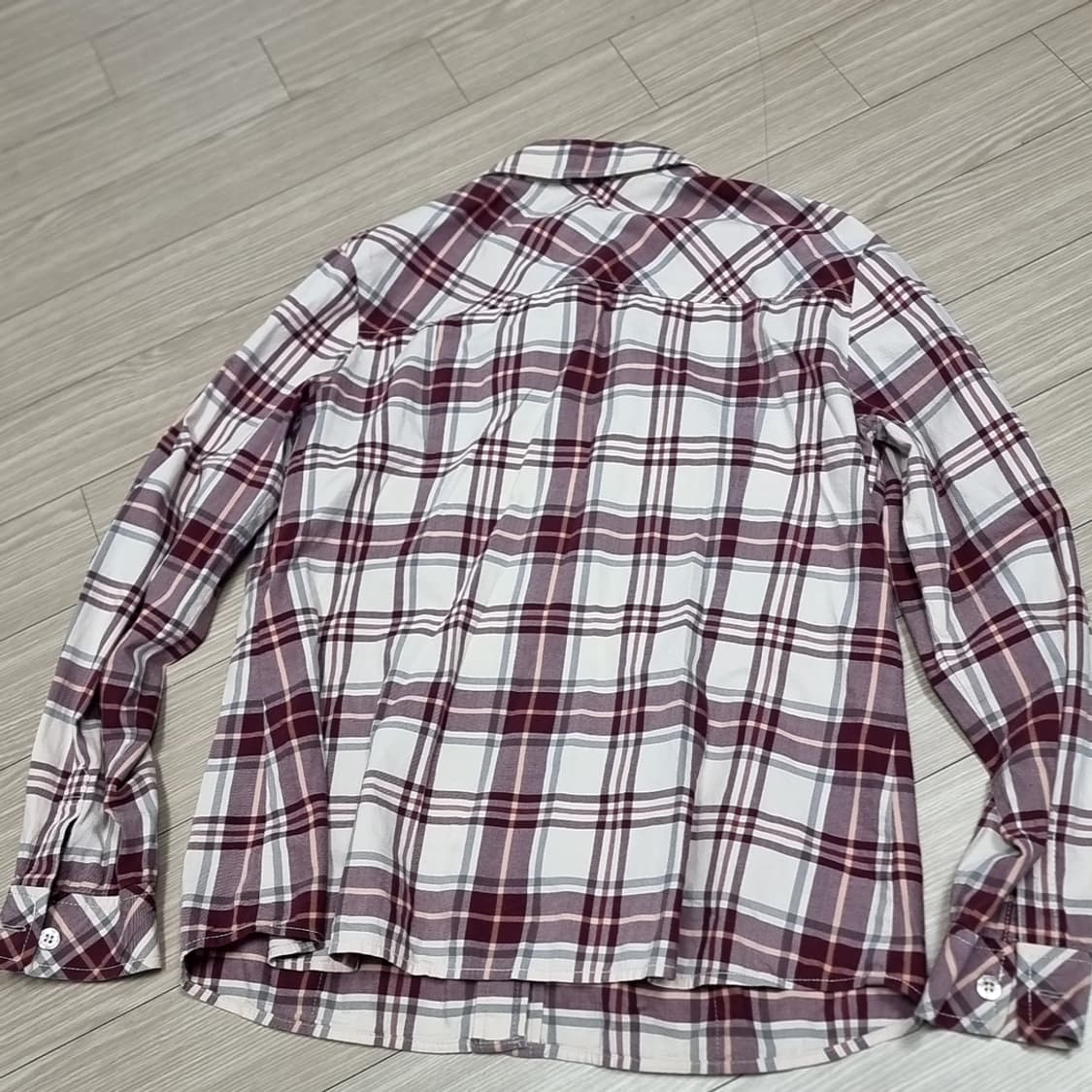 빈티지 닥스 90년대 체크 셔츠 남방 긴팔(100-105) 상품이미지5