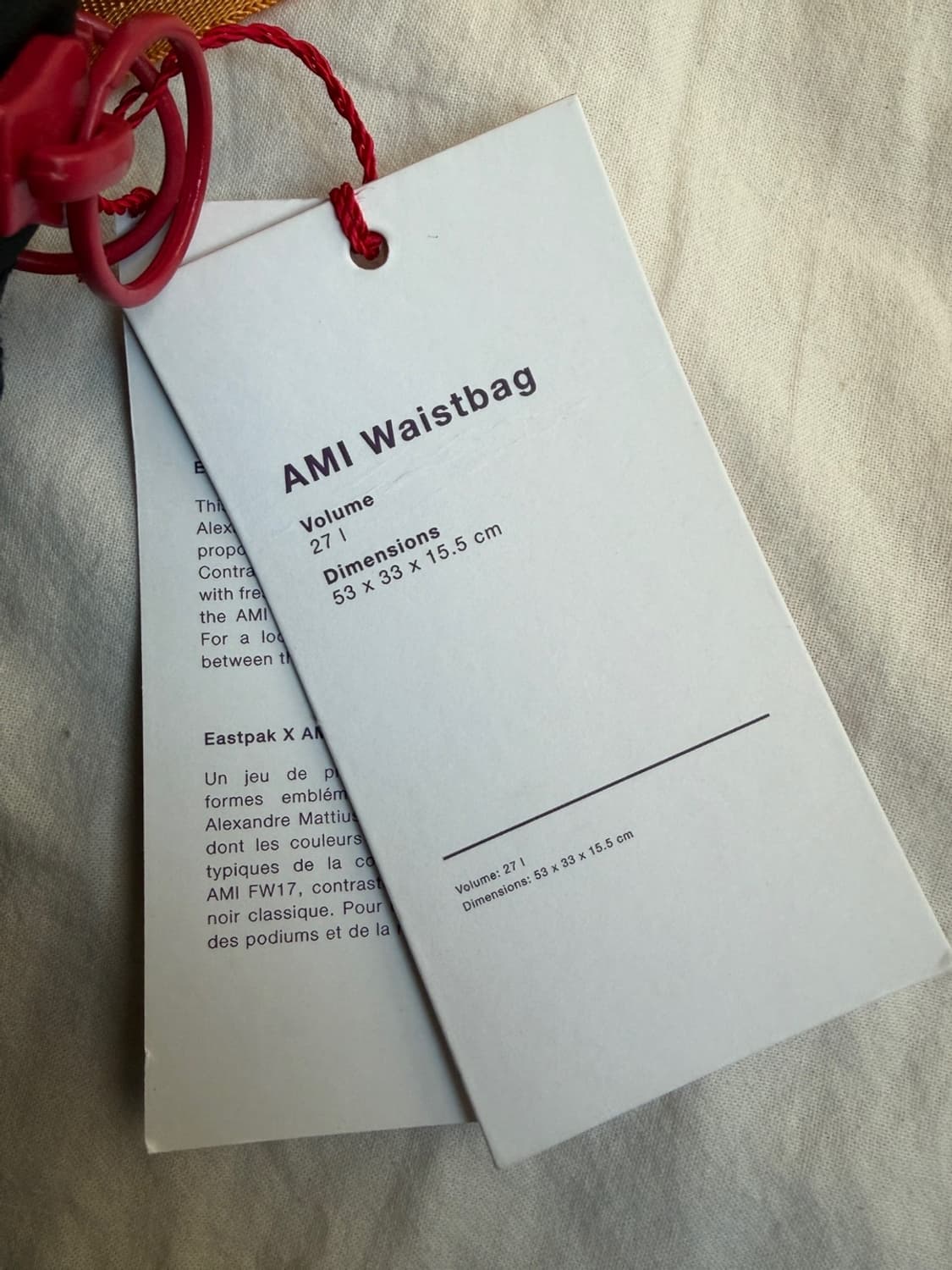 아미 x 이스트팩 슬링백 AMI x EASTPAK 크로스보디백 크로스백  상품이미지5
