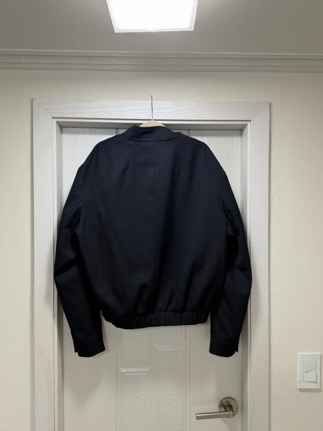 노이어 kkst 콜라보 오버핏 울 헤링턴 자켓 [네이비] 50 상품이미지8