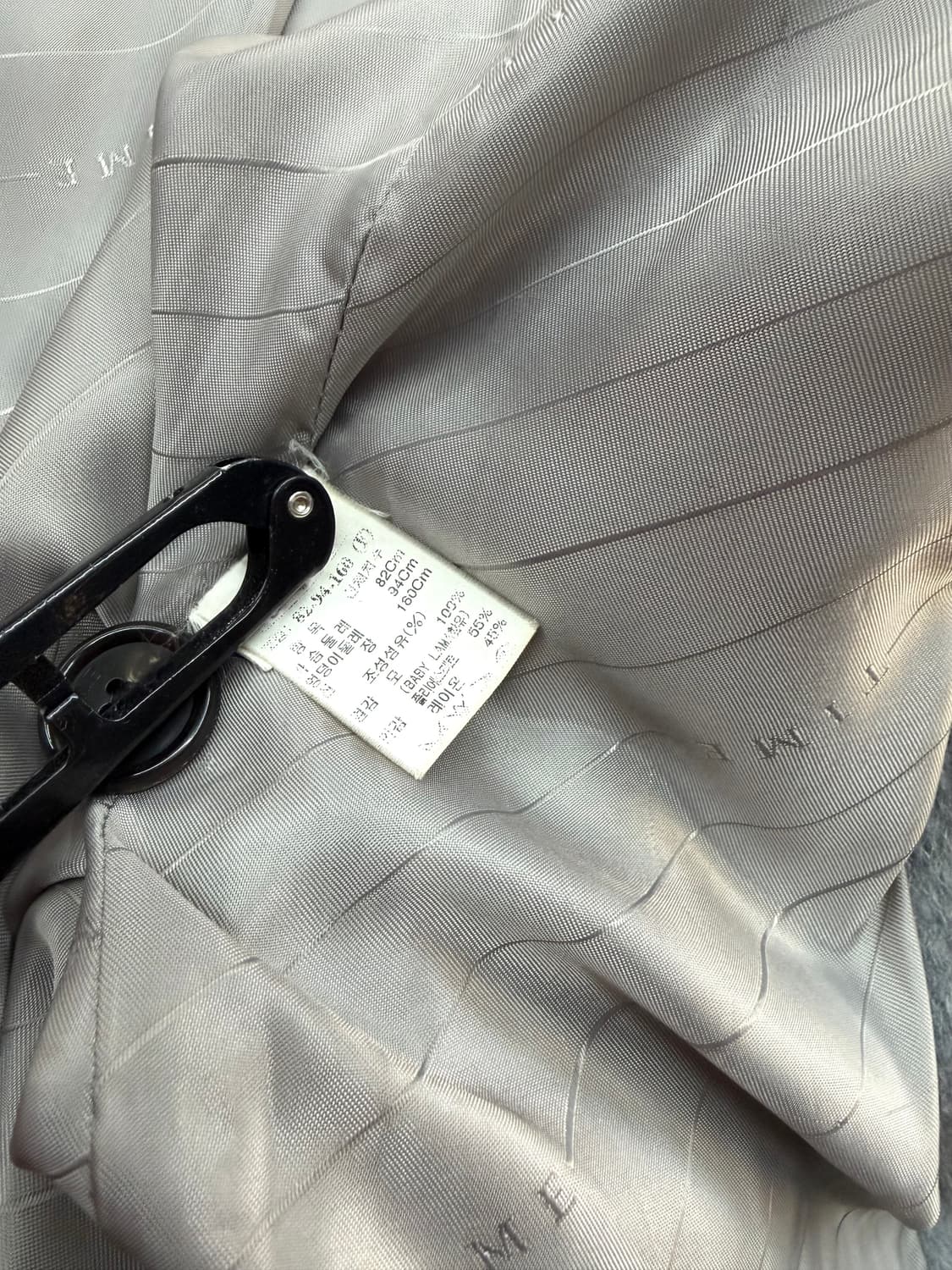 F/ 타임 베이비 라마울 투버튼 코트 자켓 상품이미지9