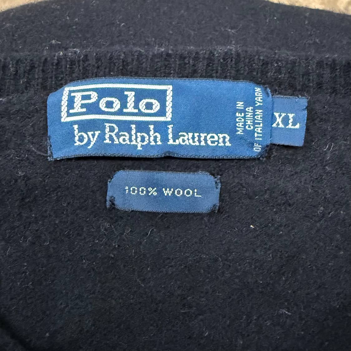 폴로 랄프로렌 아가일 패턴 그린 블루 블랙 니트 상품이미지5