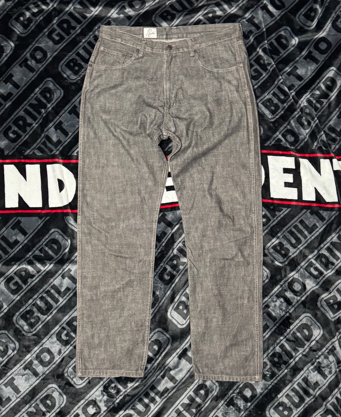 니들스 그레이 데님팬츠 상품이미지1