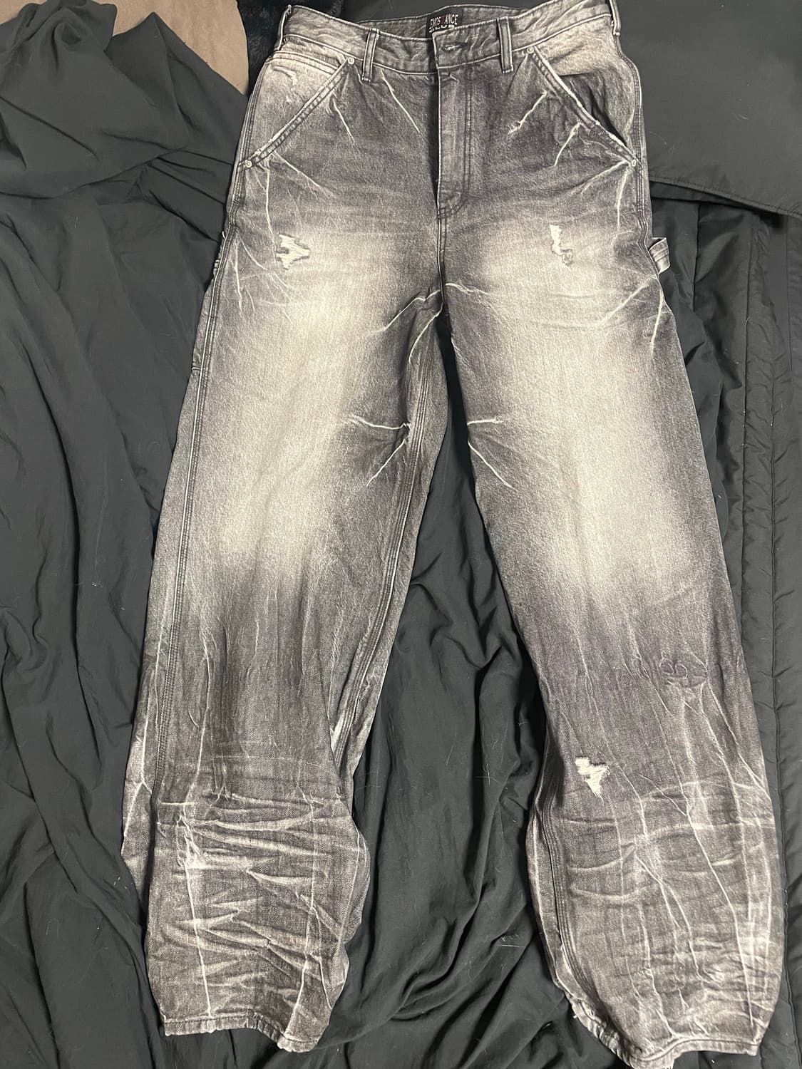 에모스탠스클럽 재패니즈 와이드 배기 진 1 상품이미지3