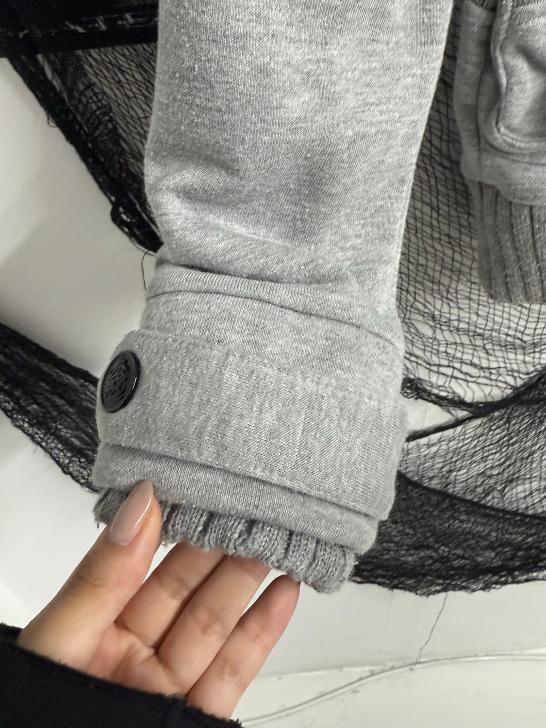 00s pinterest mood double collar hood 상품이미지3