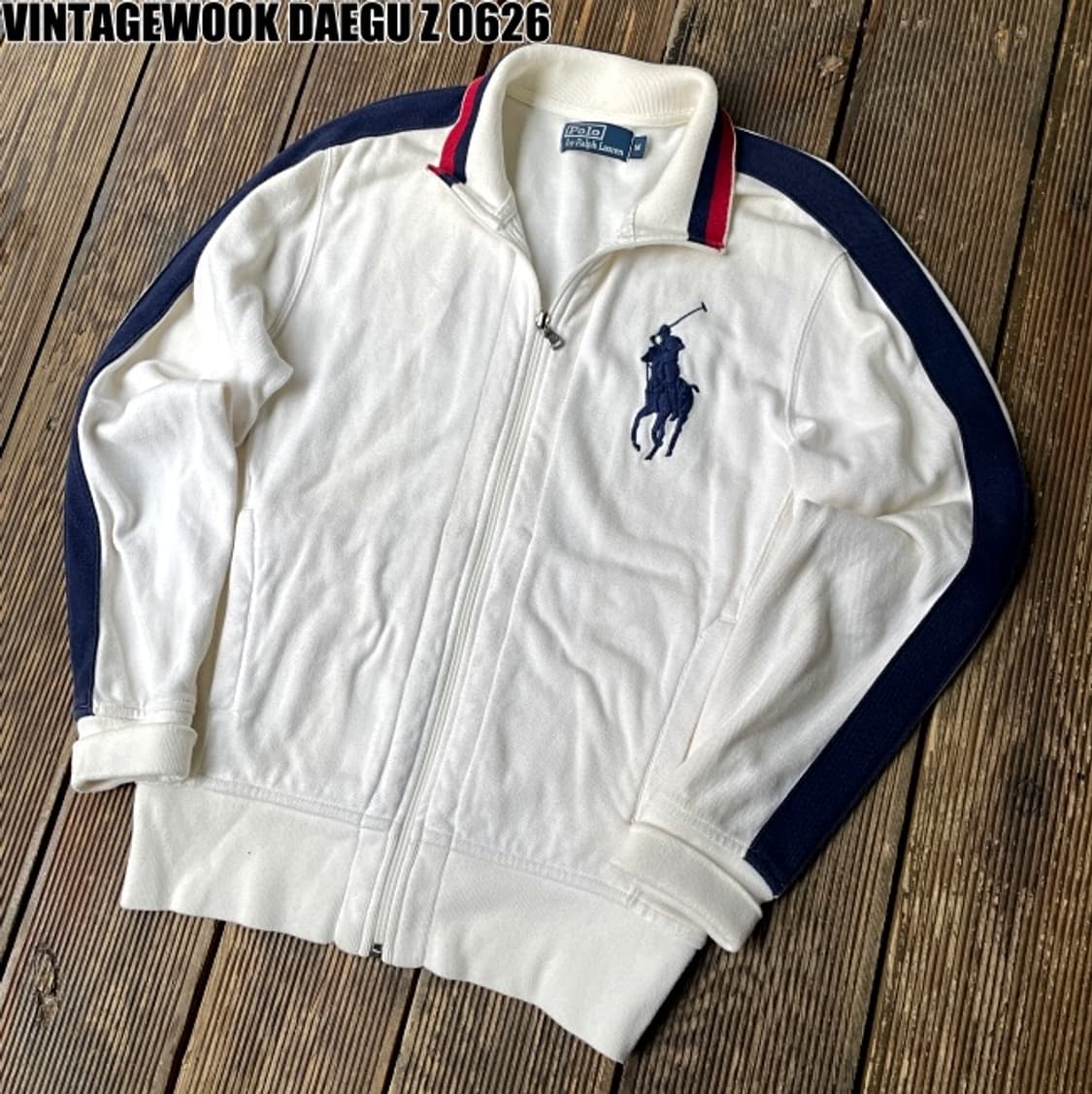 폴로 코튼 스웻집업 상품이미지2