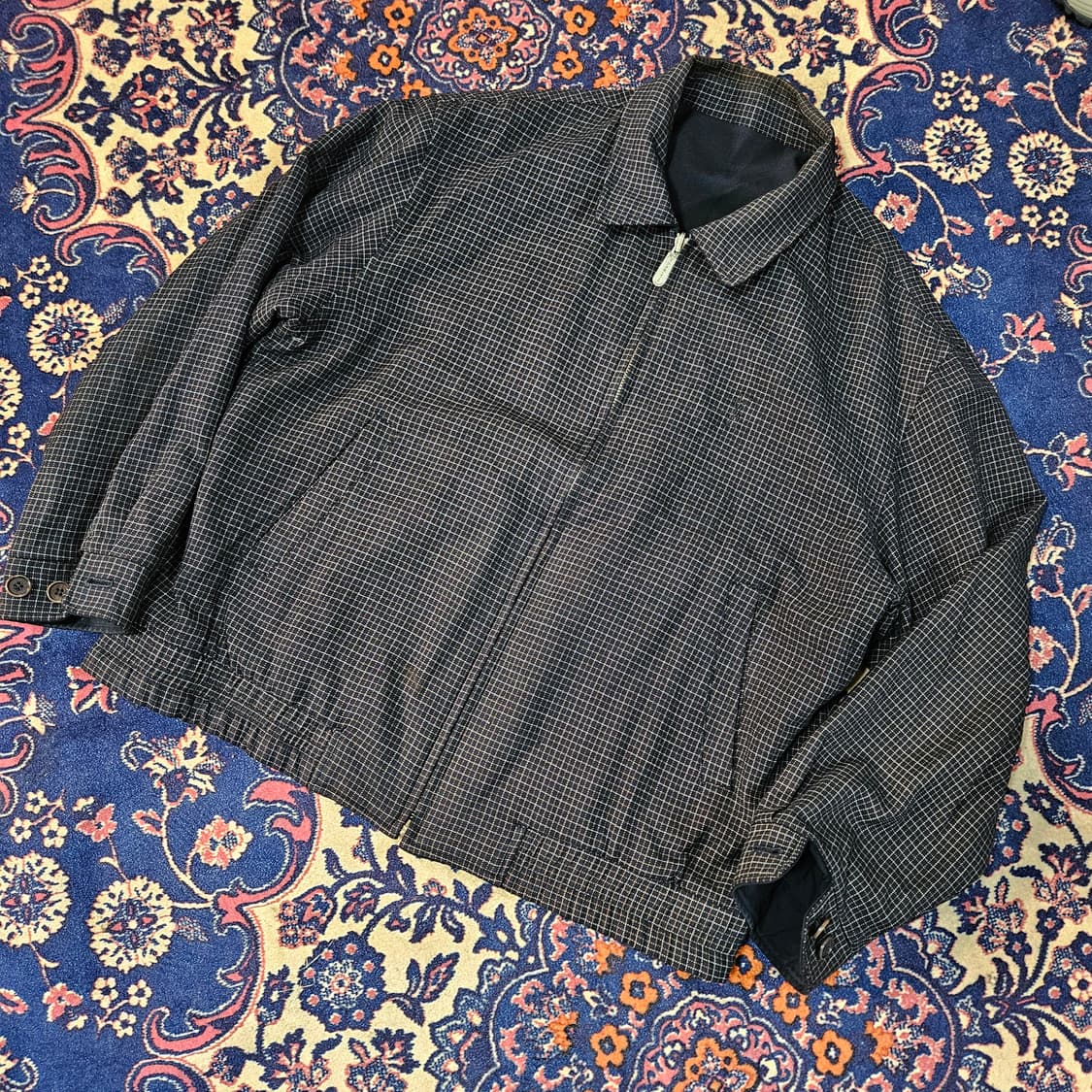 입생로랑 리버시블 시그니쳐 YSL로고 블루종자켓 100-105size 상품이미지3