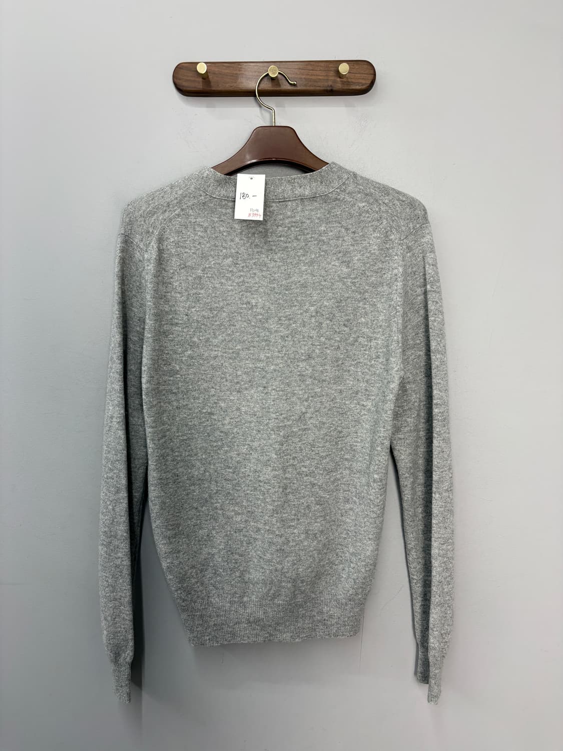 꼼데가르송 블랙 와펜 그레이 울 가디건  A3533 상품이미지5