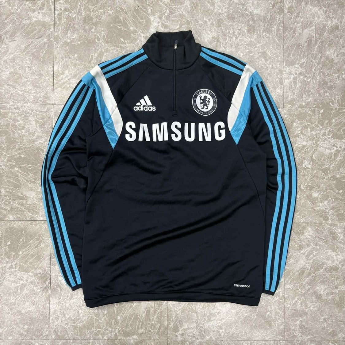 아디다스 첼시 14/15유니폼 트레이닝 드릴탑 하프집 슬리브 져지(90) 상품이미지3