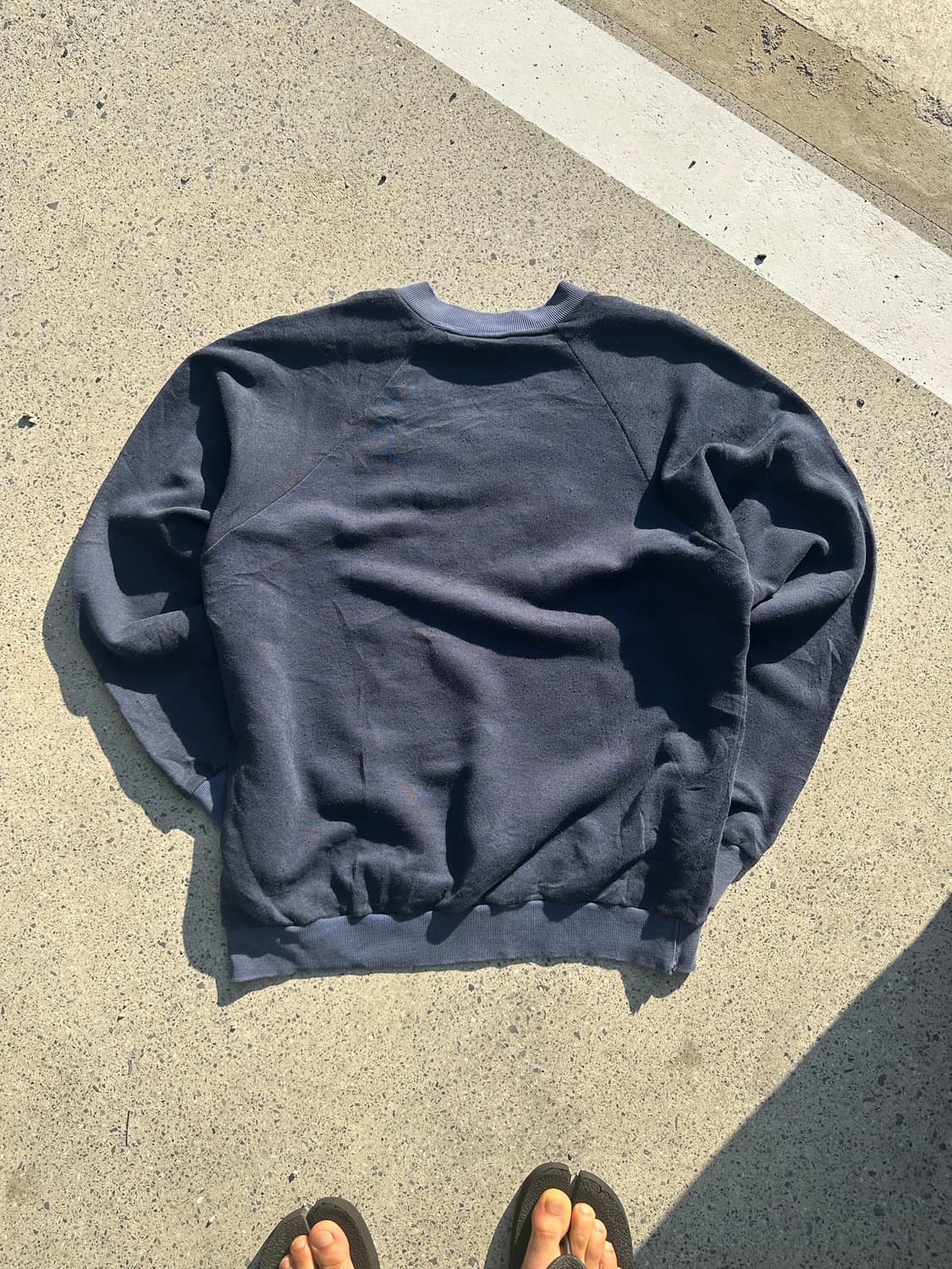 80’s Levi’s V-neck logo print sweatshirt 상품이미지9