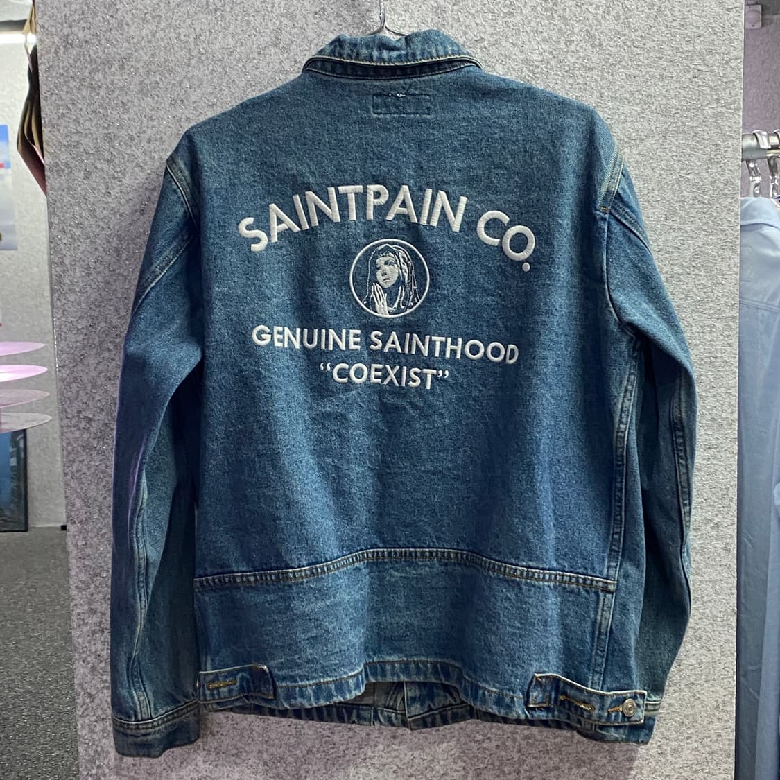 세인트페인 빅로고 포켓 데님 자켓 B3058 상품이미지3