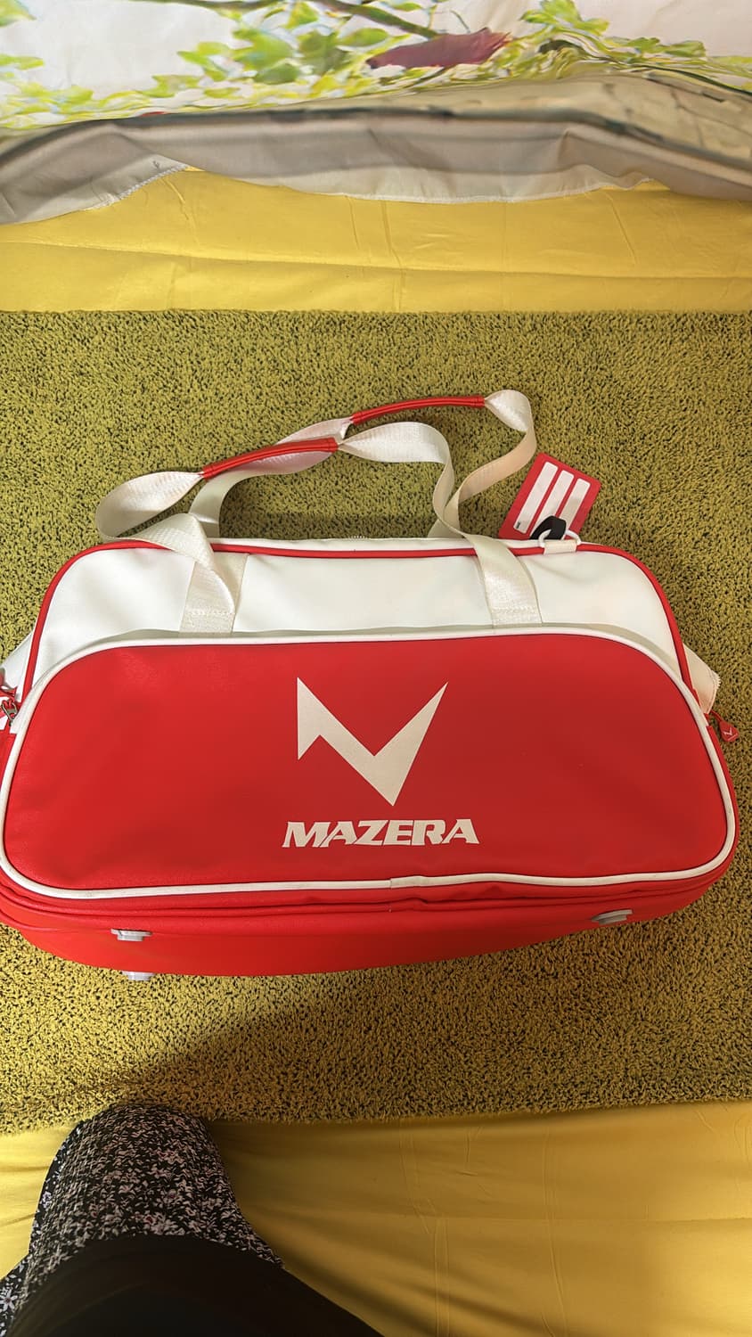 MAZERA 마제라 스포츠 가방 레드/화이트 상품이미지5