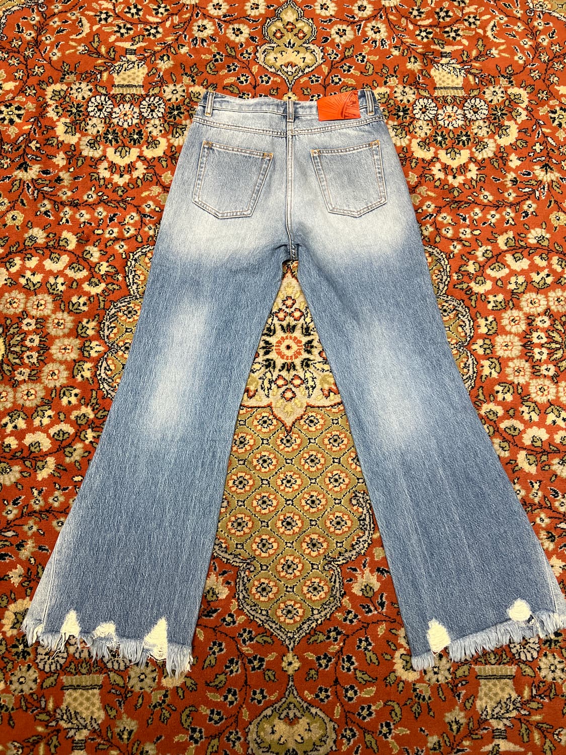 [26] 타임 포스트모던 플레어 부츠컷 데님 팬츠 연청 상품이미지2