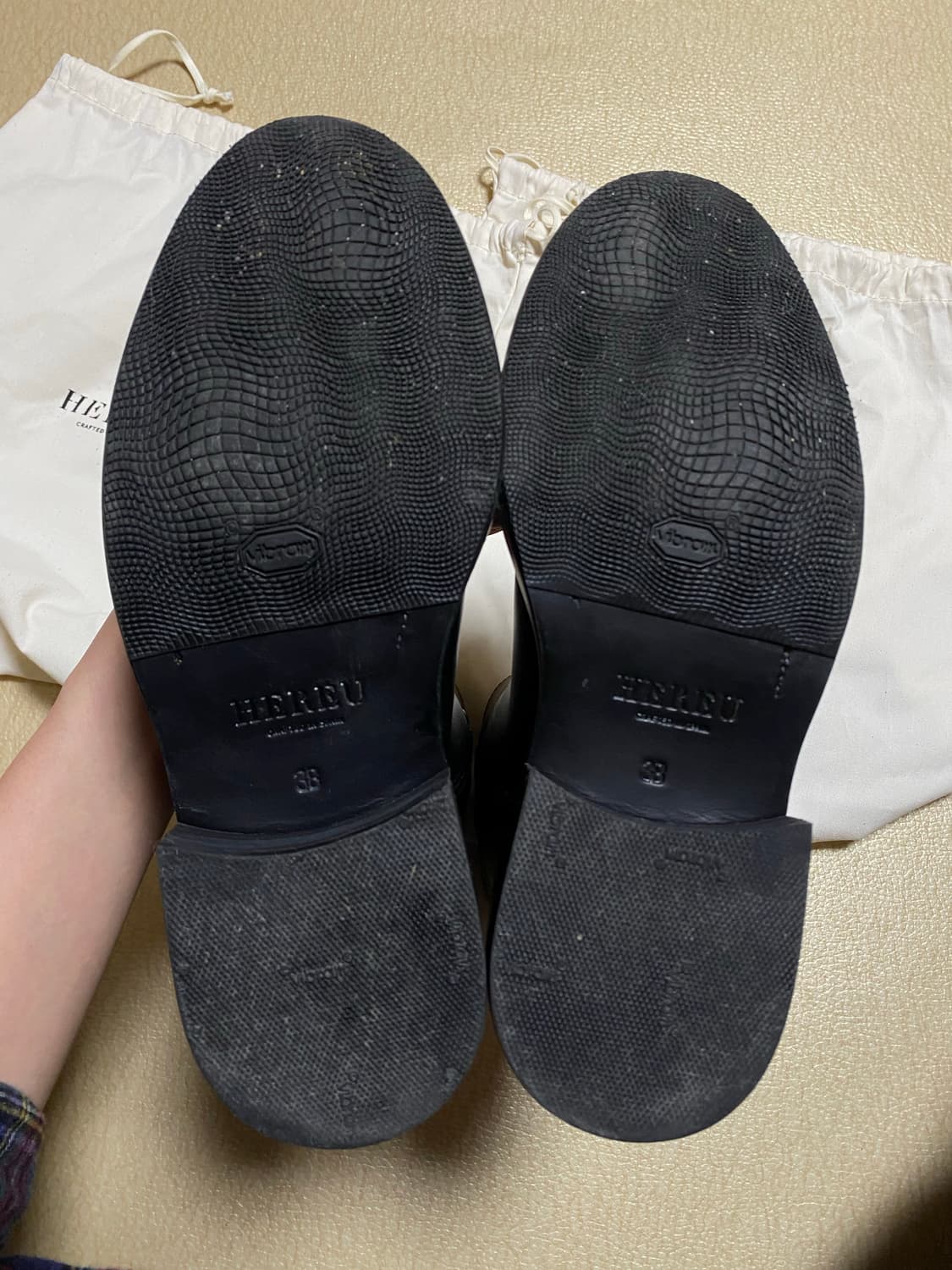 HEREU 헤레우 부츠 - 아넬라 로우 블랙 (38) 상품이미지5