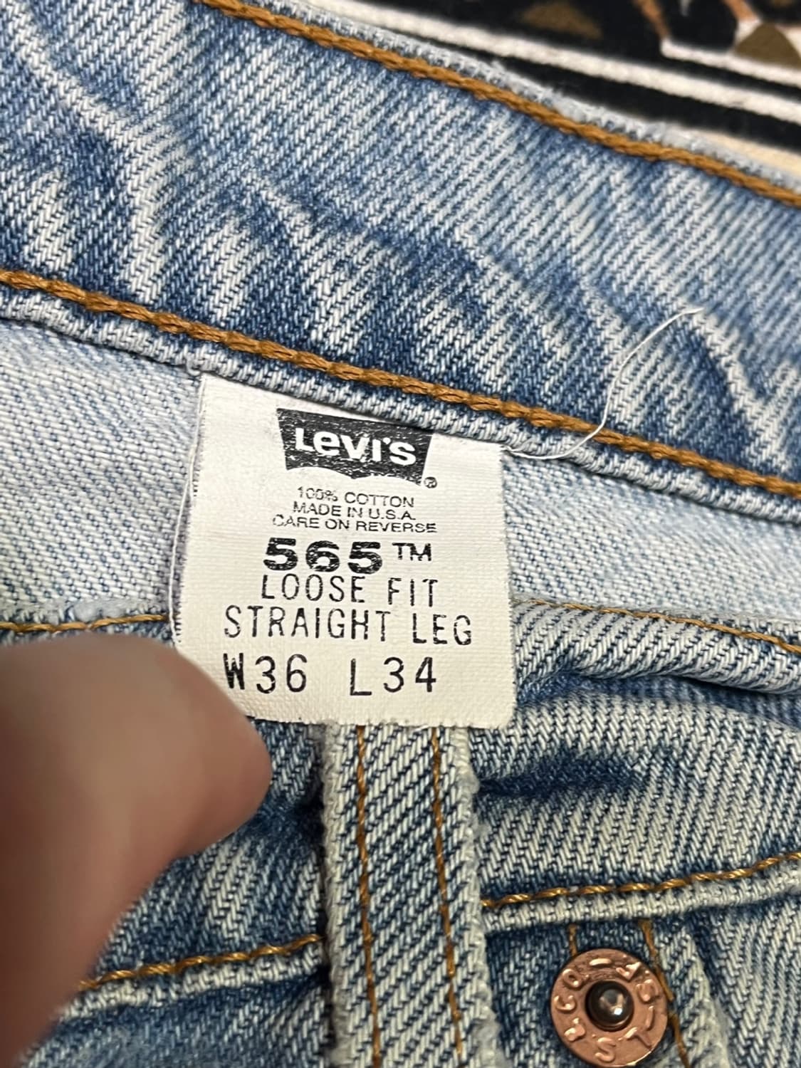 90s 리바이스 565 made in usa (36) 상품이미지4