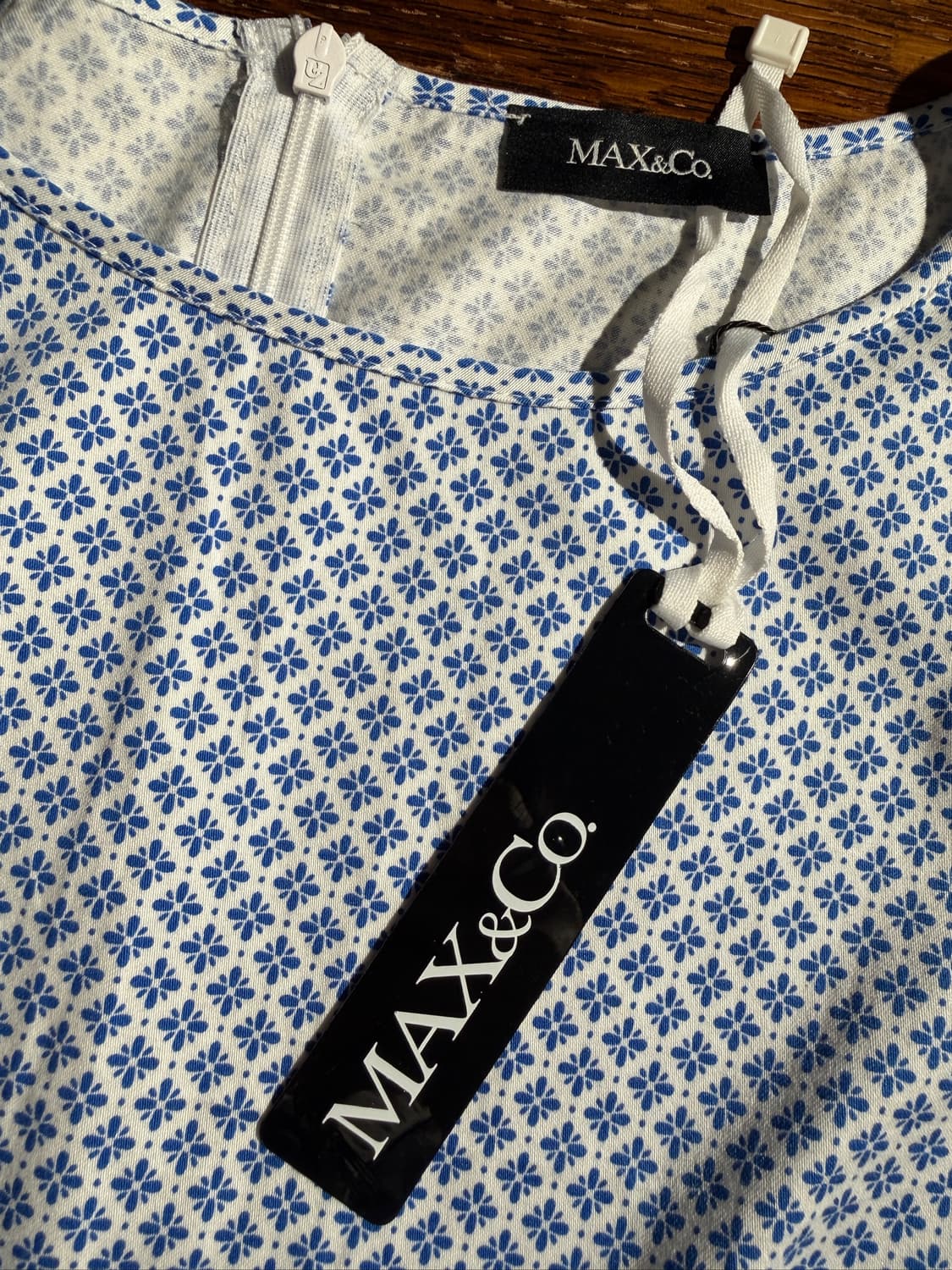 MAX&Co. Slim Side Block Pattern Dress 상품이미지6