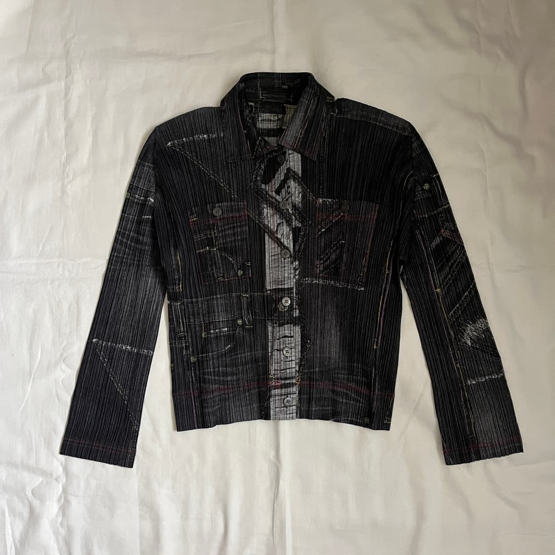 이세이미야케 데님 프린트 탑 상품이미지2