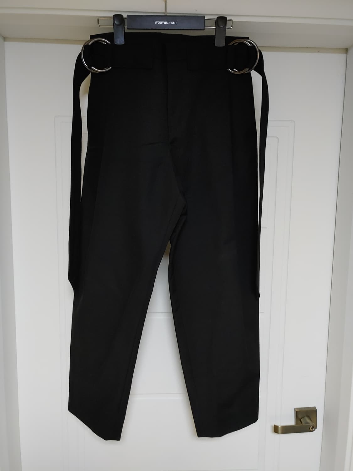 우영미 링 벨트 고리 트윌 팬츠 팝니다 상품이미지1