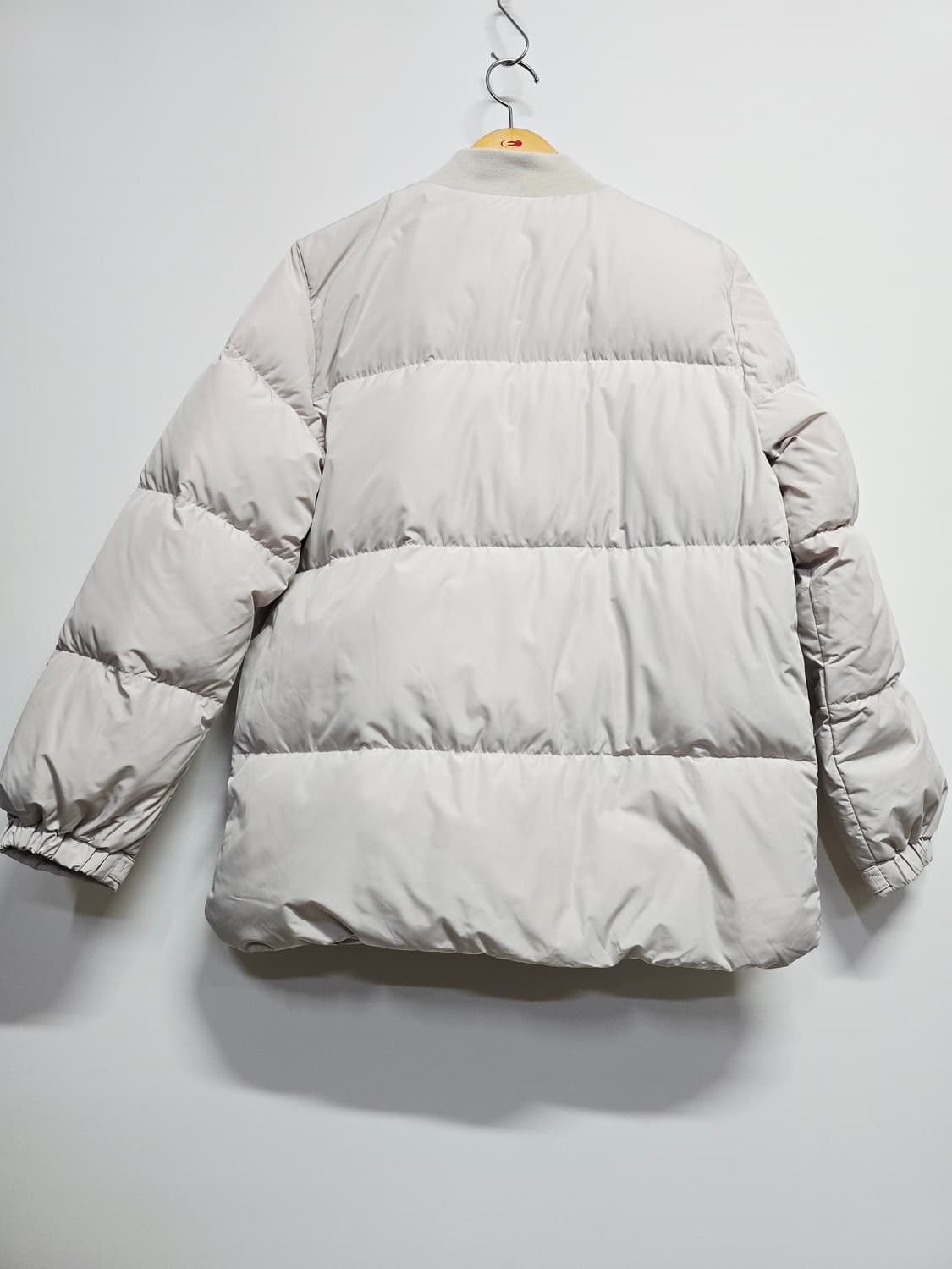 네파키즈 패딩 아이보리 봄버 스타일160 상품이미지4