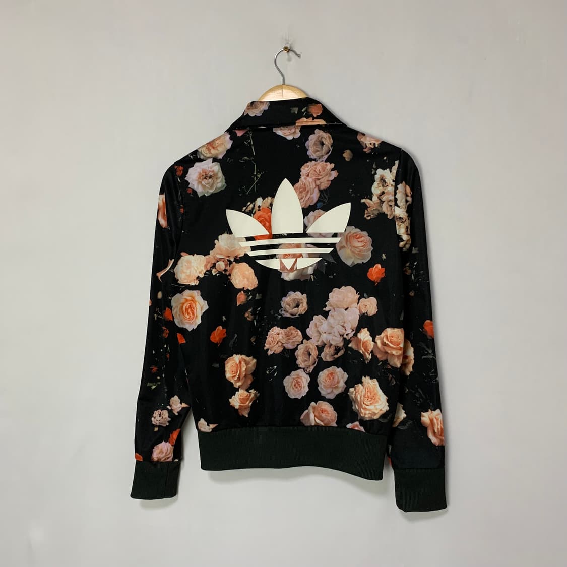아디다스 플라워 패턴 파이어버드 트랙탑 져지 36 사이즈 빈티지 상품이미지4