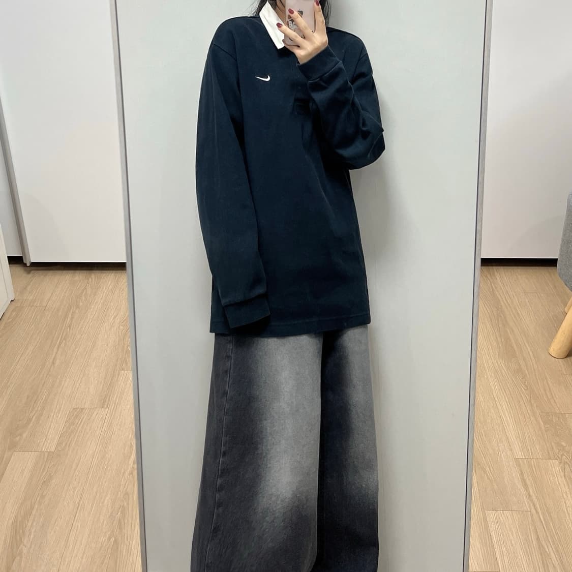 나이키 솔로 스우시 블랙 럭비 카라티 상품이미지1