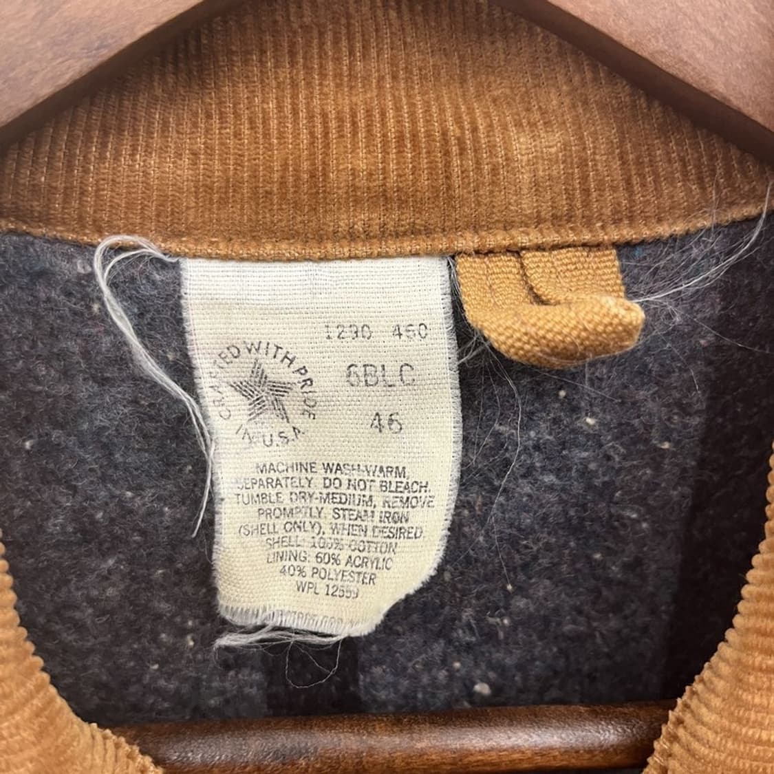 칼하트 컨트리 빈티지 초어 1 워크 자켓 46 C10650 상품이미지5