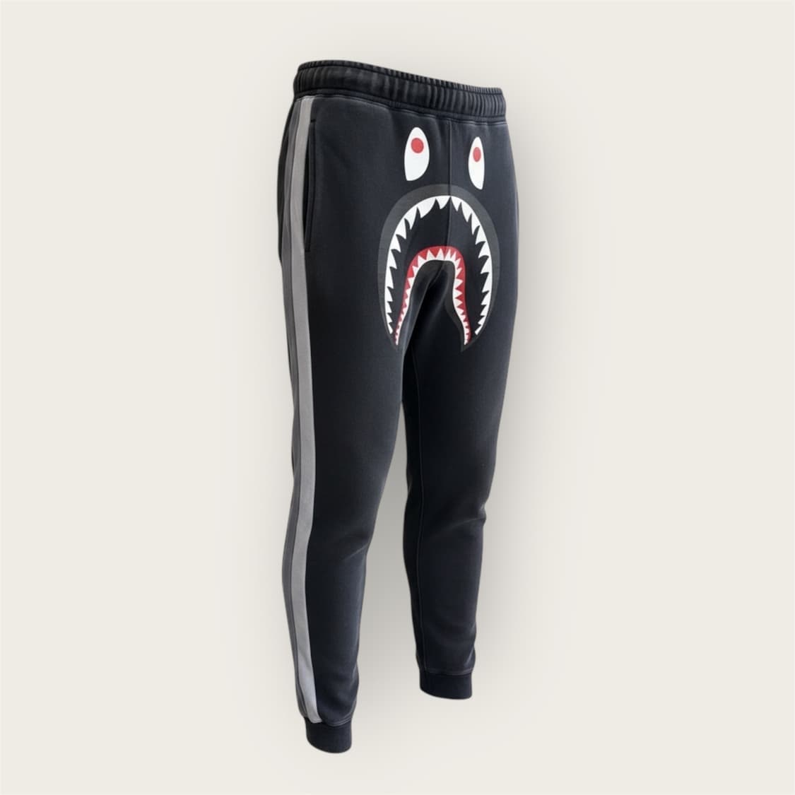 .L/ 베이프 하프앤하프 샤크 조거팬츠 상품이미지1