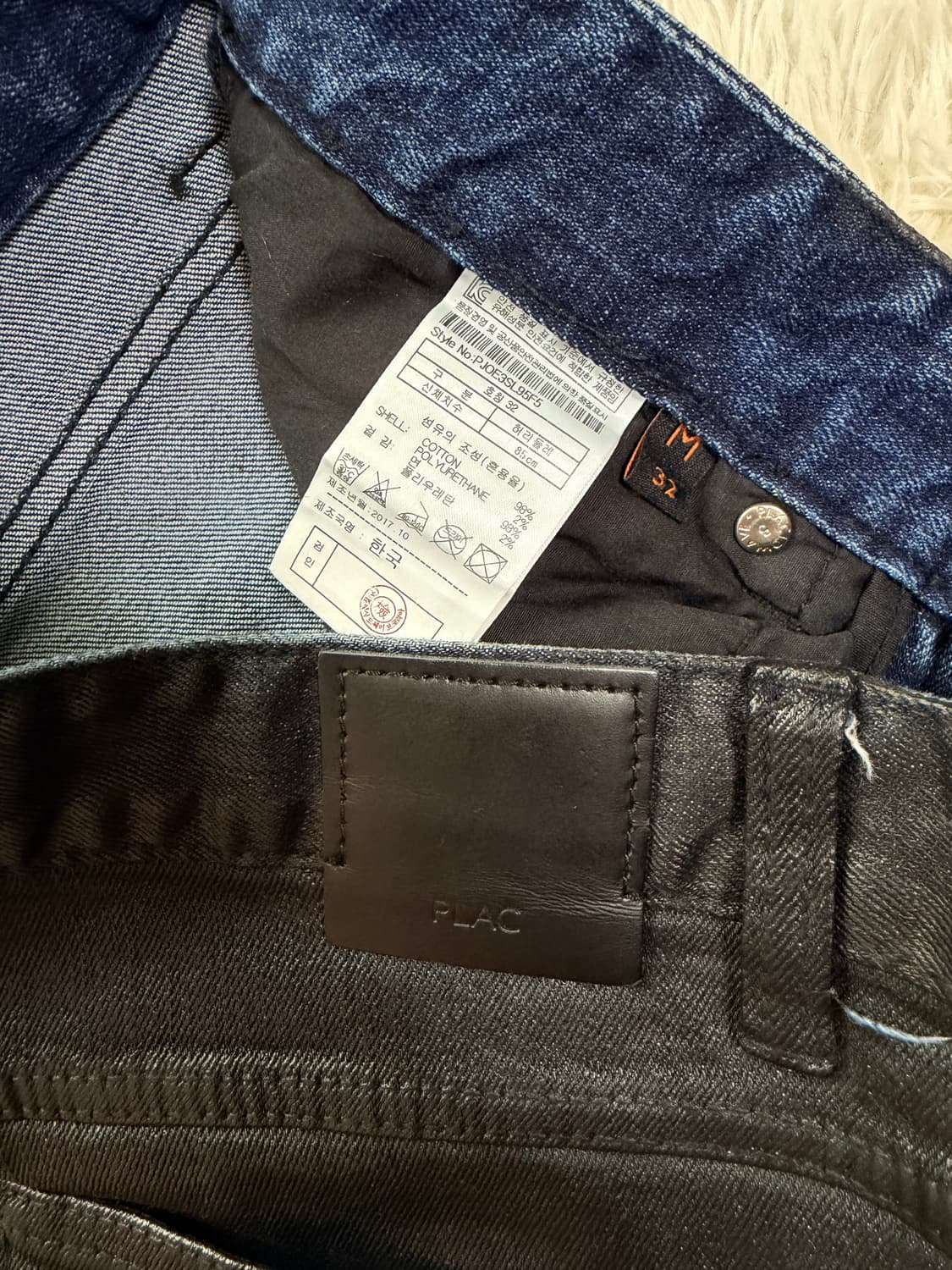 플랙진 베를린 코팅 블랙 데님 상품이미지5