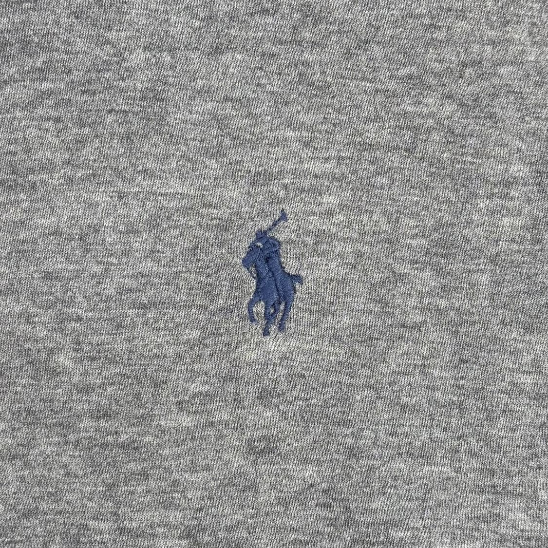 폴로 랄프 로렌 남성 코튼 쿼터집 스웨터 (그레이) 상품이미지3