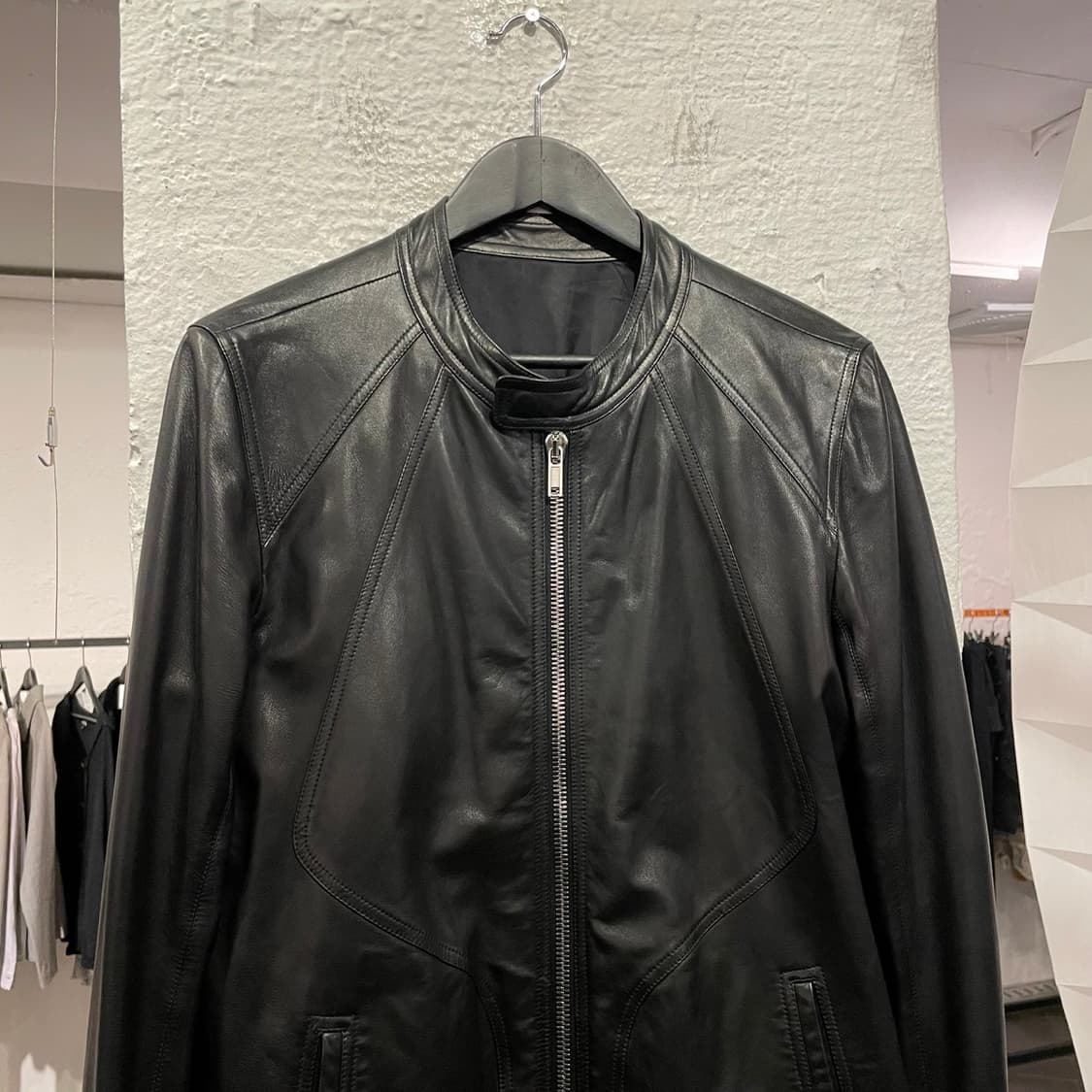 릭오웬스 램스킨 레더 자켓 상품이미지2