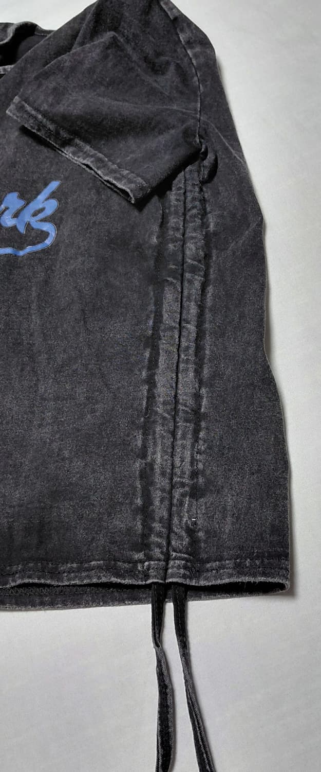 (F) 일본 빈티지 CRYX 피그먼트 셔링 노치넥 티셔츠 상품이미지8