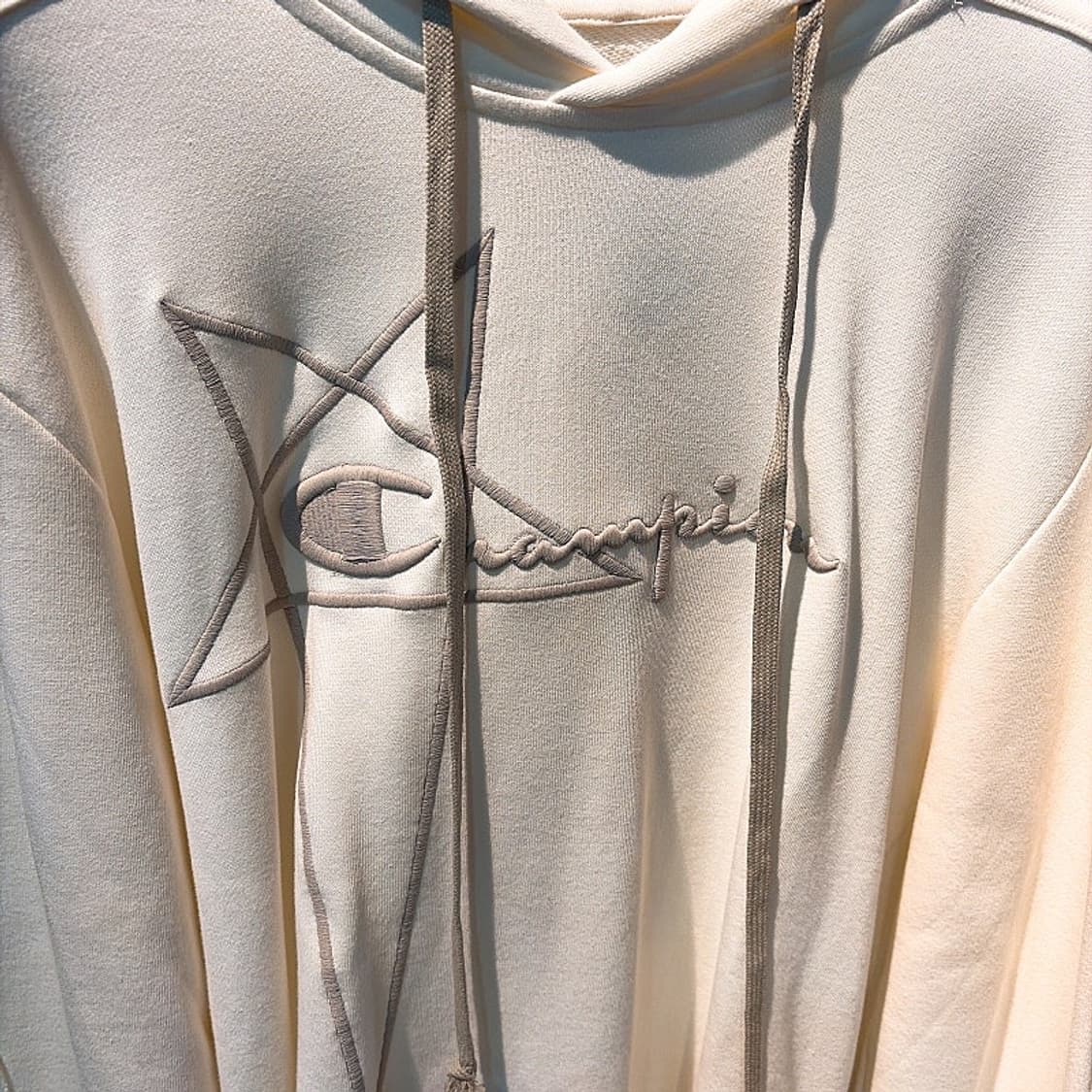 (정품/새상품) 릭 오웬스 X 챔피온 여성 자수 로고 후드 상품이미지2