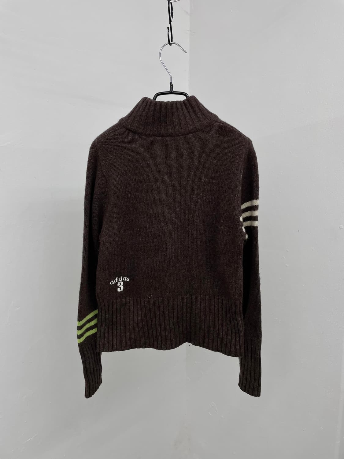 JPN 아디다스 브라운 울 니트 *레어  상품이미지7