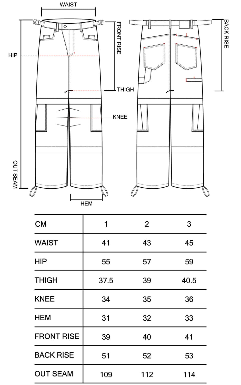 [1]카미엔 타이탄 배기팬츠 상품이미지2